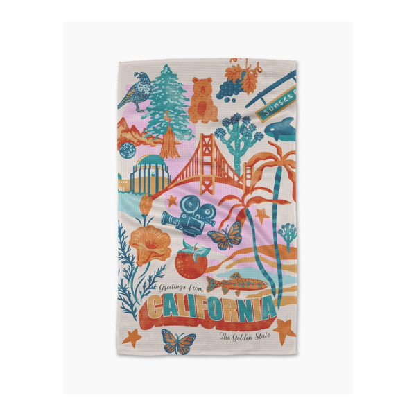 Kitchen Tea Towel by Geometry