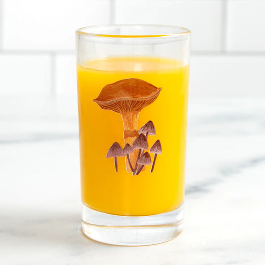 Brown Mushroom Mini Juice Glass