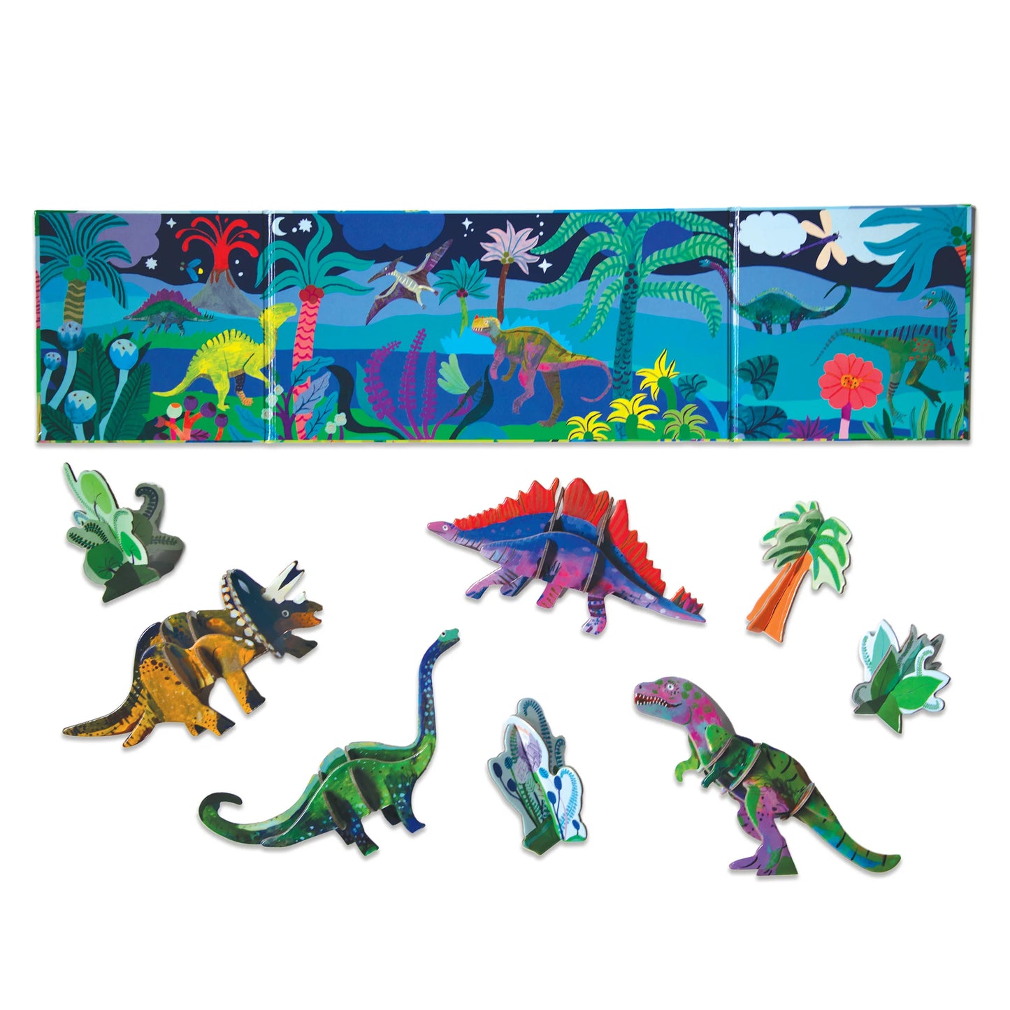 Dinosaur Glow in the Dark Building Set