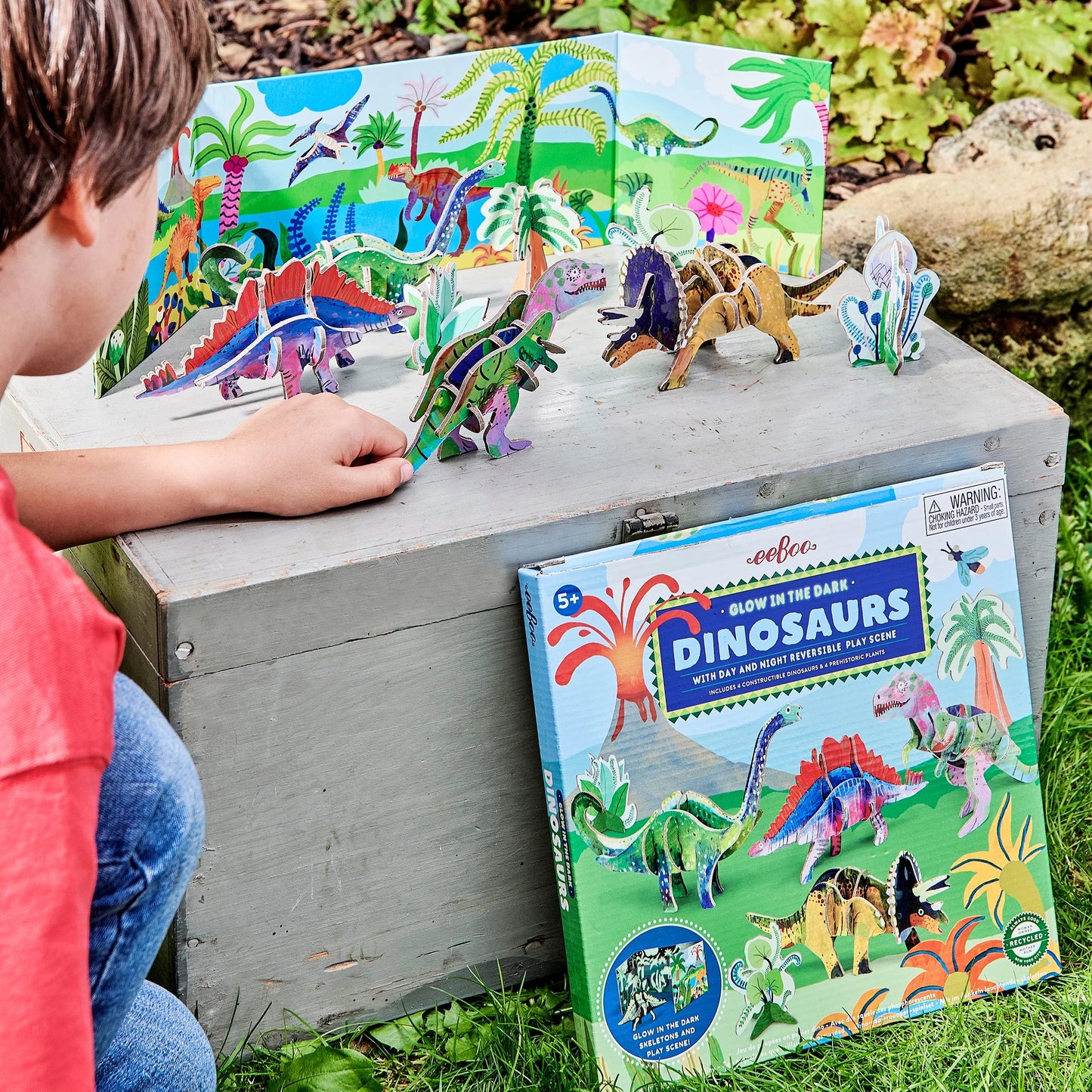 Dinosaur Glow in the Dark Building Set