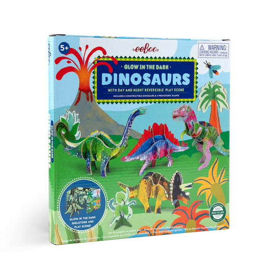 Dinosaur Glow in the Dark Building Set
