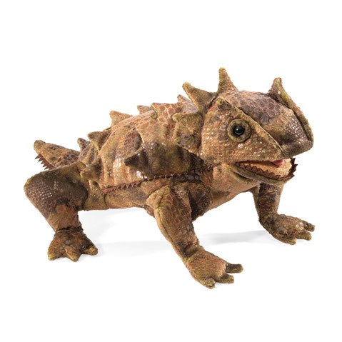 Horned Lizard Hand Puppet