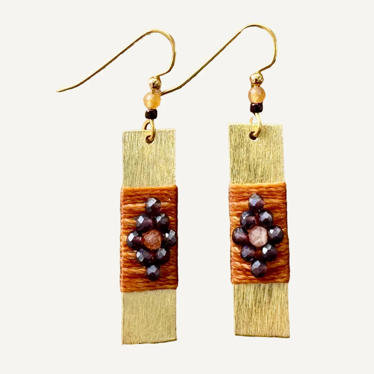 Woven Rectangle Mix Earrings