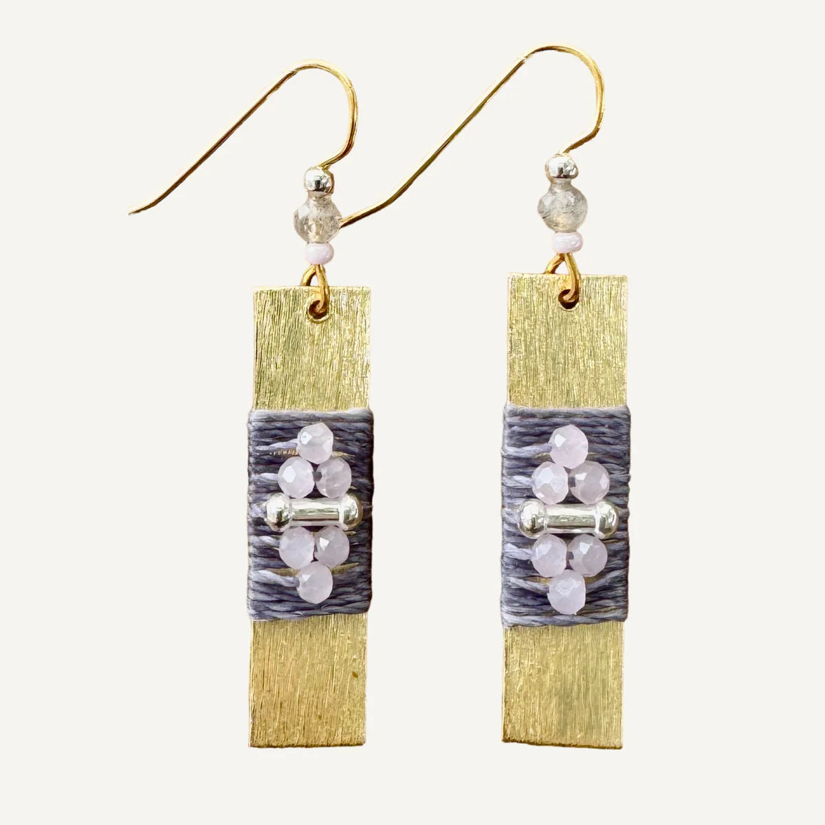 Woven Rectangle Mix Earrings
