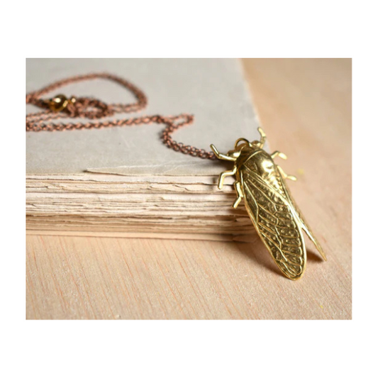 Cicada Pendant Necklace