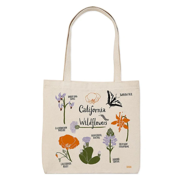 California Wildflower Everyday Shopping Tote
