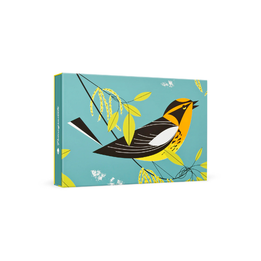 Charley Harper: Blackburnian Warbler Small Boxed Cards