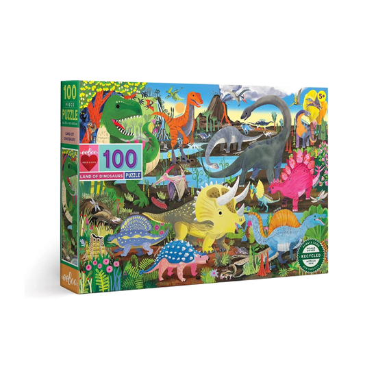 Land of Dinosaurs 100 Piece Puzzle