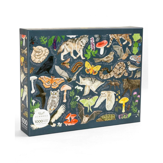 Midnight Flora & Fauna 1000 Piece Puzzle