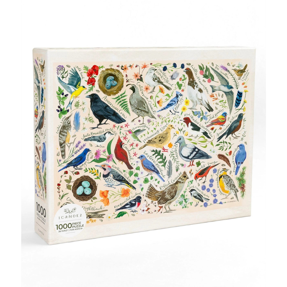 Feathered Friends 1000 Piece Puzzle