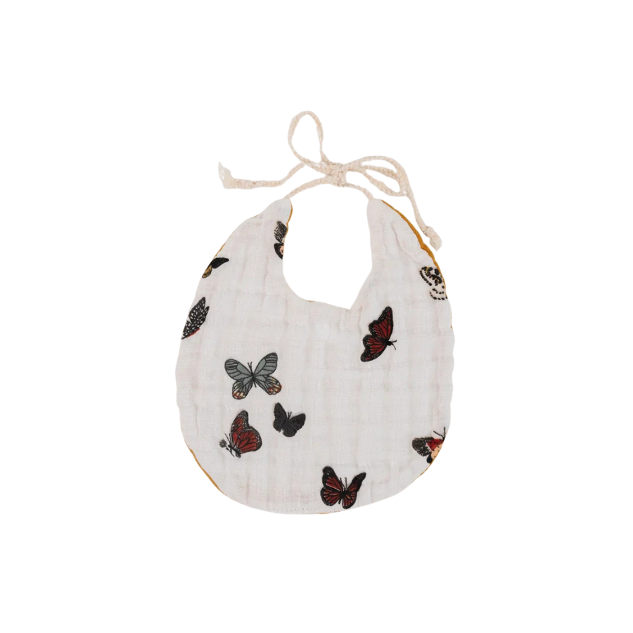 Cotton Butterfly Bib