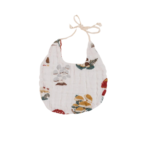 Cotton Mushroom Bib