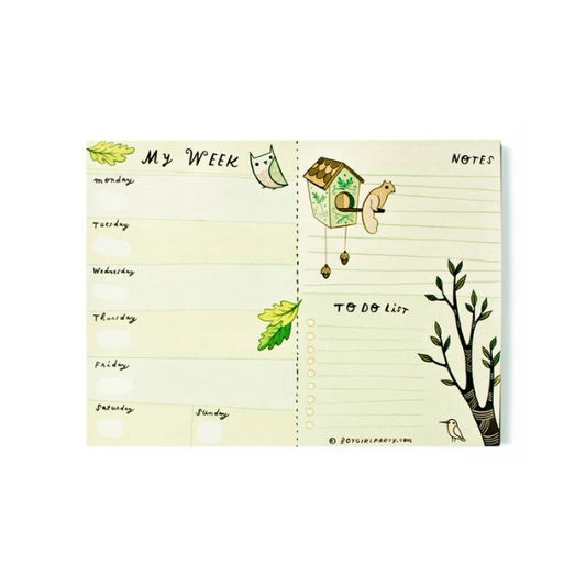 Weekly Calendar Notepad
