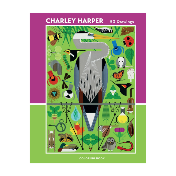 Charley Harper: 50 Drawings Coloring Book