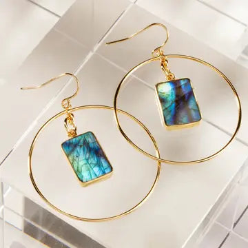 Stoney Hoop Earrings