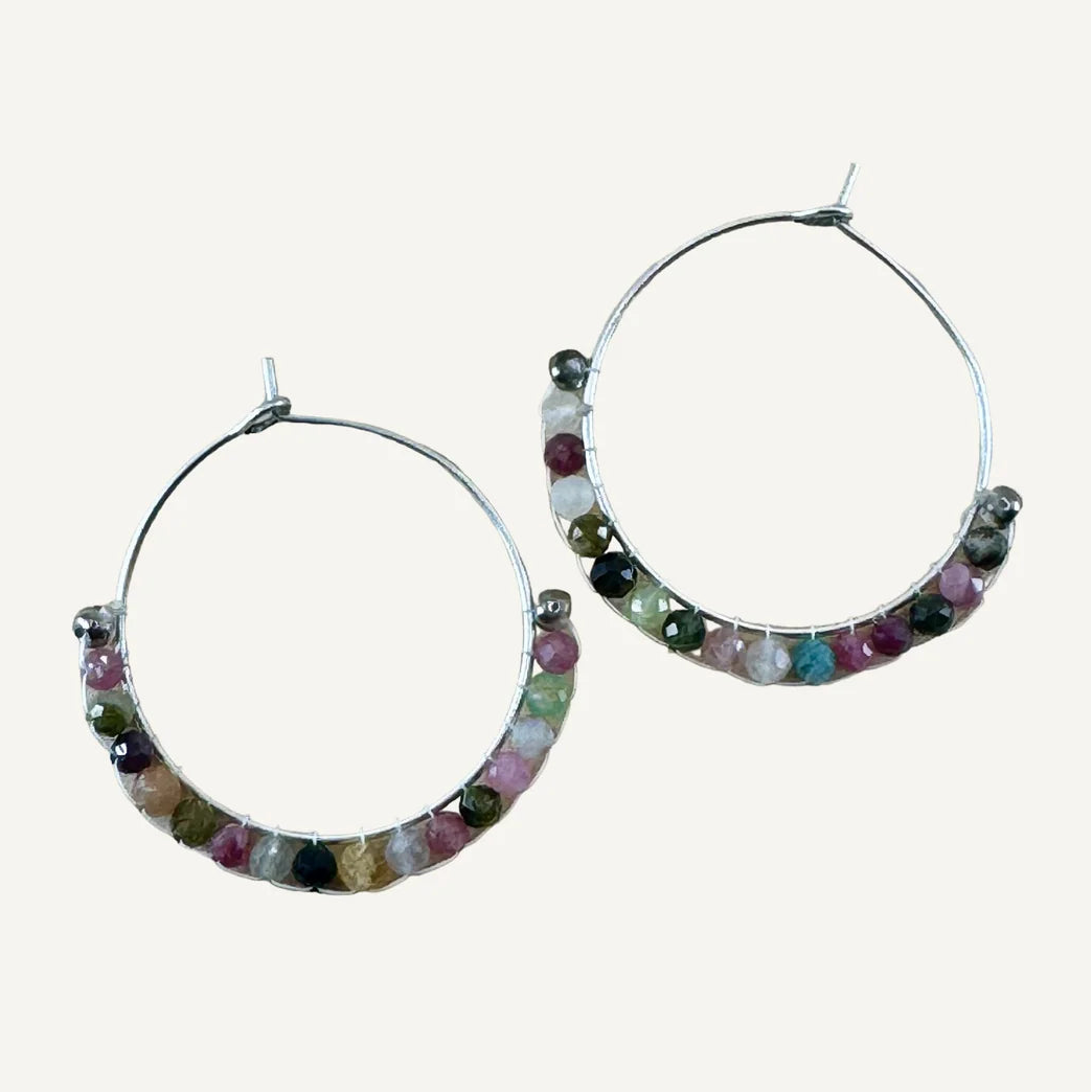 Woven Hoop Earrings